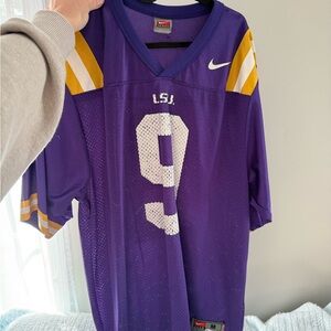 vintage joe burrow LSU jersey